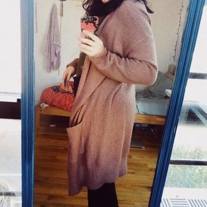 🌺 Lavender / Blush Duster Autumn Cardigan F21